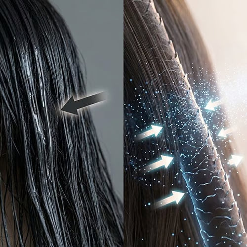 Heated Ionic Hair Straightening & Scalp Massager Brush