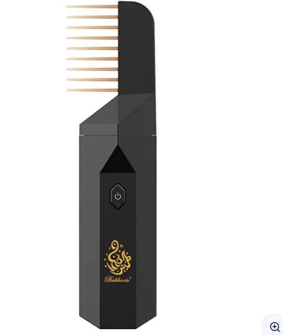 Bakhoor Electric Incense Burner & Hair Fragrance Comb – 2-in-1 Portable